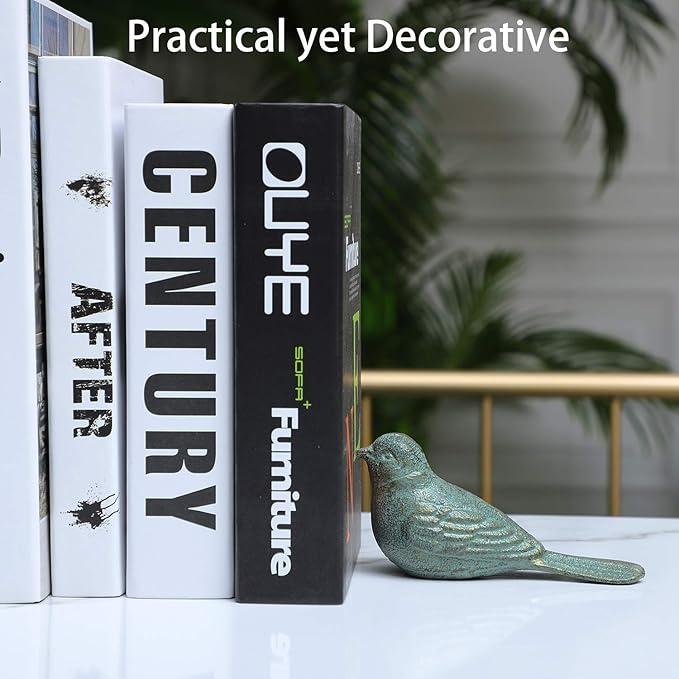 Door Stopper Security Floor Decorative Cute Bird Heavy Duty Cast Iron Door Stop - Image 5