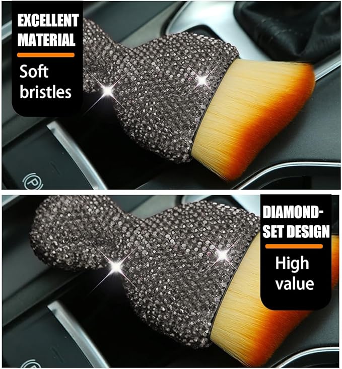 zipelo Auto Interior Dust Brush, Car Detailing Cleaning Brush - Image 5