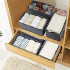 KIKILIE 6 Pack Foldable Clothing Organizers, Socks and Panties - Image 3