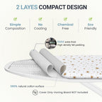 Ironing Board Cover and Pad 15"x54" Extra Thick Natural Cotton, Scorch and - Image 3