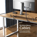 Delamu 2 Pack 15.7in Under Desk Cable Management, 2 Pack Safe Tidy Cable - Image 4
