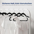 SereneLife Premium Non-Slip Velvet Hangers-Space Saving Heavy Duty Slim Suit - Image 6