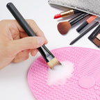Makeup Brush Cleaner Mat Silicone Brush Cleaning Mat Big Size Make Up Brush - Image 4