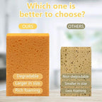 Cellulose Sponges, Large Size 4" x 6" x 1" - Image 9