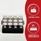 ALCYON Battery Organizer Storage Case, Battery Vault Box Container - Image 5