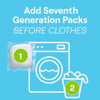Seventh Generation Laundry Detergent Packs, Free & Clear, Made - Image 10