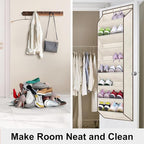 SLEEPING LAMB Over The Door Shoe Organizer - Image 6