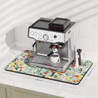 Rnivvi Coffee Mat, Hide Stain Rubber Backed Absorbent Dish Drying Pad - Image 2