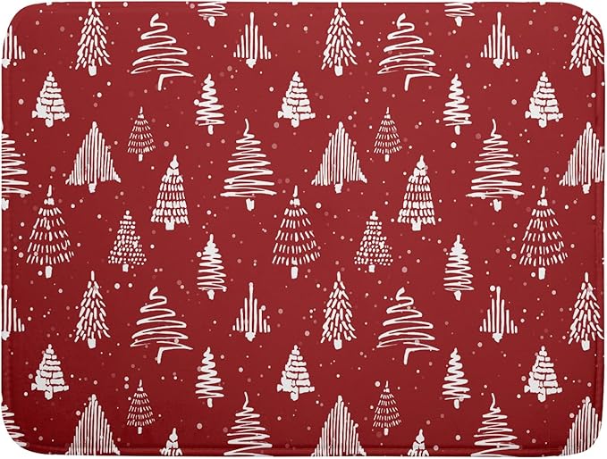 Christmas Dish Drying Mat 18 x 24 Inch by APORTT