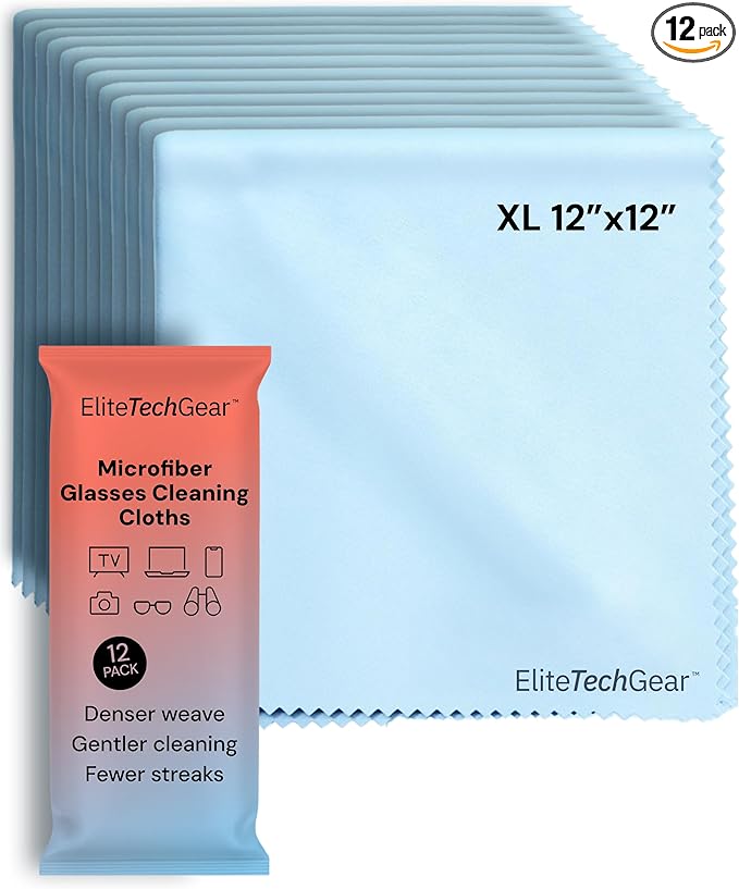 Elite Screens Microfiber Cleaning Cloth by EliteTechGear