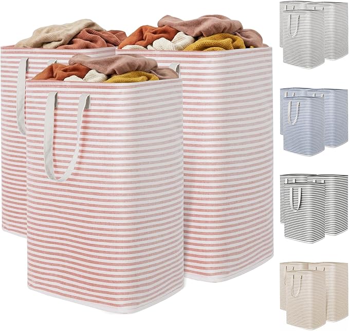 Lifewit 3 Pack Laundry Hamper Large Collapsible Laundry Baskets, Freestanding by Lifewit