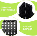 Delxo Folding Step Stool for Kids and Adults,15-Inch Extra Wide 9 Inch Height Heavy Duty Stepping Stool More Safe and Comfortable Non Slip Foldable Step Stool Black - Image 6