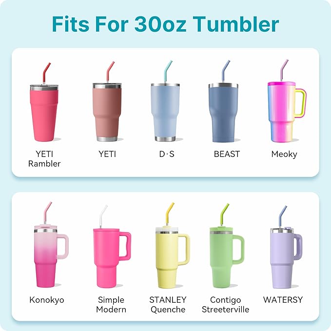 30 oz Straight Metal Straws - Image 4