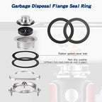 RQYEKDO 2PC Kitchen Sink Strainer Seal Rings, Fits Standard 3-1/2 inch Sink - Image 3