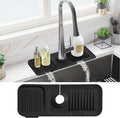 PoYang 14.6 Inch Faucet Mat for Kitchen Sink Splash Guard Behind Faucet by PoYang