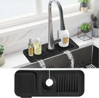 PoYang 14.6 Inch Faucet Mat for Kitchen Sink Splash Guard Behind Faucet by PoYang