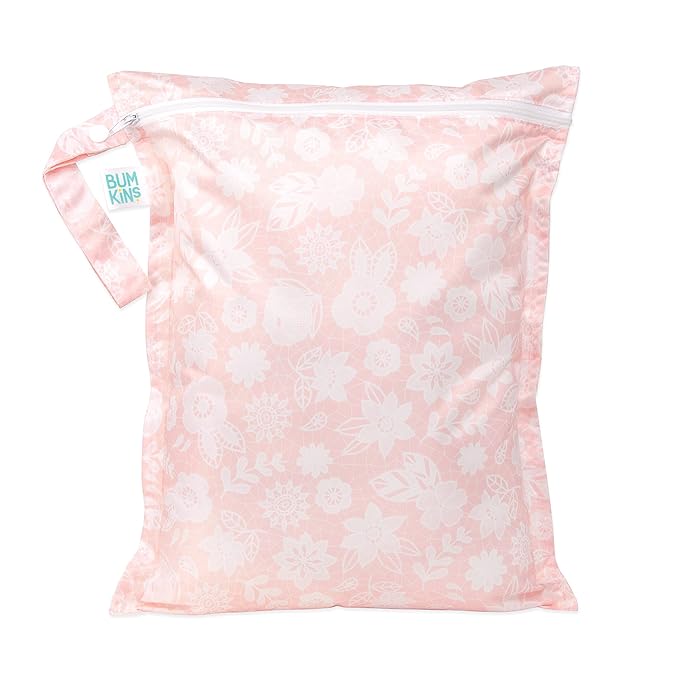 Bumkins Waterproof Wet Bag for Baby, Swim Suit, Cloth Diapers, Pump Parts by Bumkins