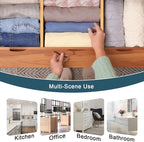 Lzerking Dresser Drawer Organizers 4.65" High, Adjustable from 12-17.5" Bamboo - Image 7
