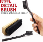 Leather & Textile Shine Brush by TAKAVU, Durable Soft Nylon Bristles, Included - Image 4