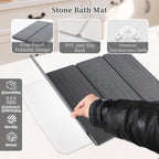 Large Stone Dish Drying Mat for Kitchen Counter, Foldable Diatomaceous Earth - Image 4
