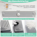 Stone Faucet Mat for Kitchen Sink, Diatomite Drying Stone Tray & Sink Protector - Image 5
