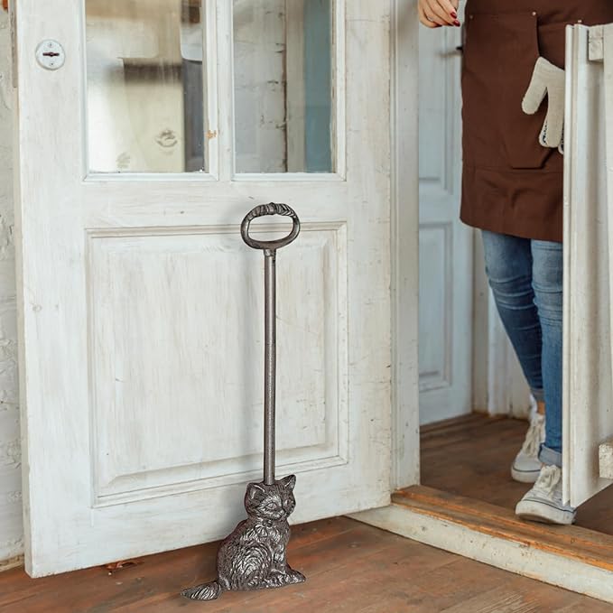 Sungmor Portable Door Stopper Wedge, 21.6" Tall Lovely Cat Door Holder - Image 3