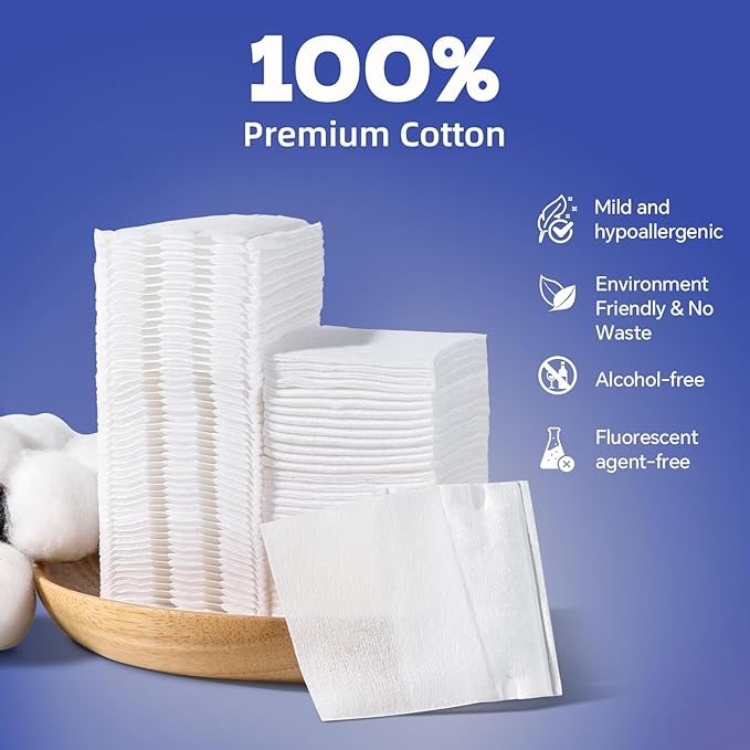 Square Cotton Pads for Face - Image 4