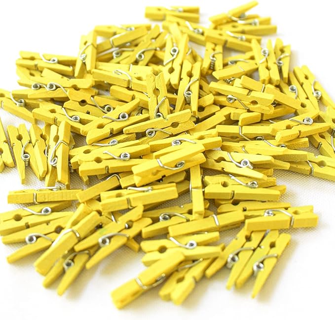 Mini Clothes Pins for Photo, Little Baby Shower, Display Artwork - Image 9
