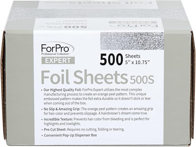 ForPro Professional Collection Expert Embossed Foil Sheets 500S, Aluminum Foil - Image 8