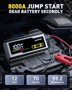 AUXITO Jump Starter 8000A Portable Car Battery Jump Starter - Image 2