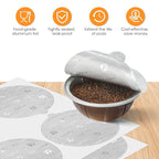 Aieve 120Pcs Aluminum Foil Seals Lid - Image 3