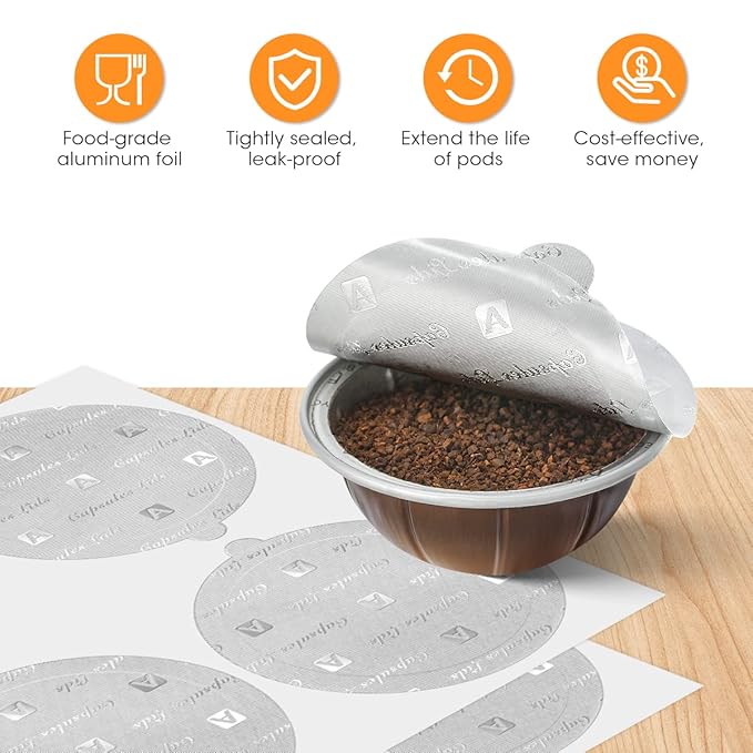 Aieve 120Pcs Aluminum Foil Seals Lid - Image 3