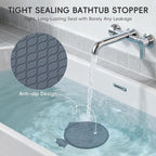 Bathtub Drain Hair Catcher, Wokdada Fast Drainage Shower Drain Hair Catcher - Image 2