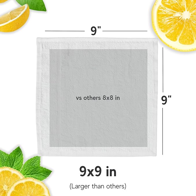 30 Hot or Cold Wrapped Moist Towels –9'' x 9" Moist Towelettes Individually - Image 3