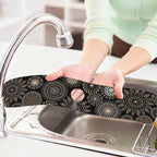2 Pcs Kitchen Sink Splash Guard Faucet Mats Mandala Pattern Faucet Mat - Image 6