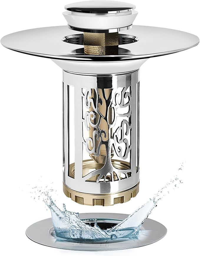 Bathroom Sink Drain Stopper, Bathroom Sink Drain Strainer by BAOLSLS