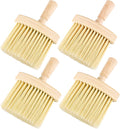 4pcs Wooden Window Groove Cleaning Brushs Soft Bristles Wood Handle Dust Brush by BOSMIOW