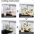 Kitchen Sink Splash Guard 2 PCS 30 Inch Sink Faucet Mat Splash Guard - Image 4
