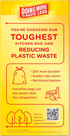 Glad Kitchen Trash Bags, 13 Gallon, Fresh Clean | ForceFlex MaxStrength | Tall - Image 15