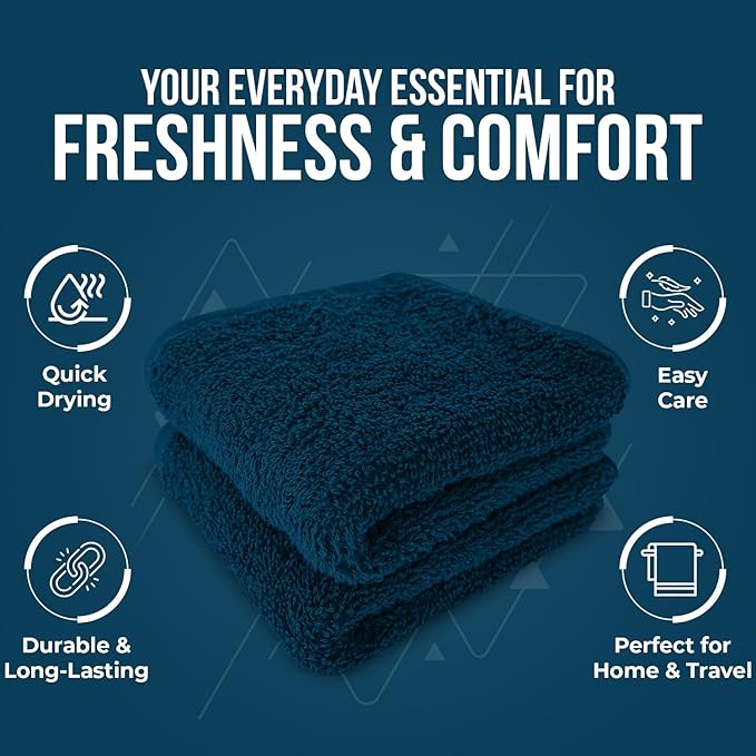 DAN RIVER 24 Pack Wash Cloths for Showering - Image 5
