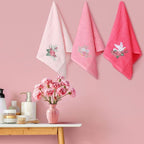 Rose Floral Hand Towels Farmhouse Pink Rose Bathroom Decor 14x29 Inch - Image 4