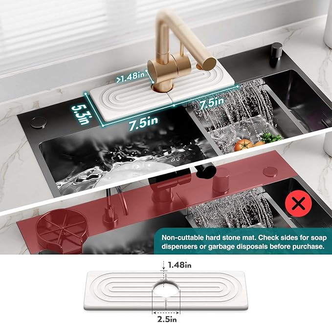 Faucet Mat for Kitchen Sink - Image 2