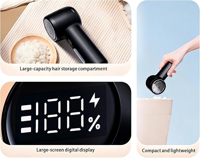 Fabric Shaver, Electric Lint Remover Rechargeable - Image 4