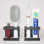 Set of 2 Electric Toothbrush Holder Wall Mounted, 18/8 Stainless Steel - Image 3