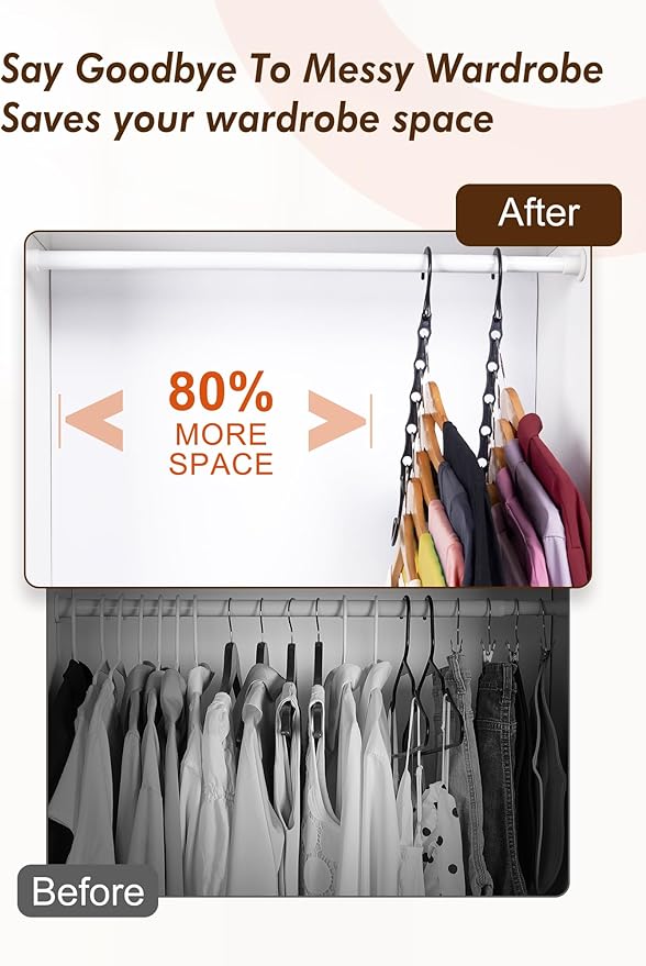 HOUSE DAY Closet Organizers and Storage 12 Pack, College Dorm Room Essentials - Image 2