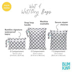 Bumkins Waterproof Wet Dry Bag for Baby, Swim Suit, Cloth Diapers, Pump Parts - Image 5