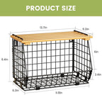 Wire Fruit Basket for Kitchen Storage: Hanging and Counter Basket for Vegetable - Image 7