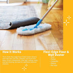E-Cloth Flexi-Edge Floor & Wall Duster, Reusable Dusting Mop - Image 2