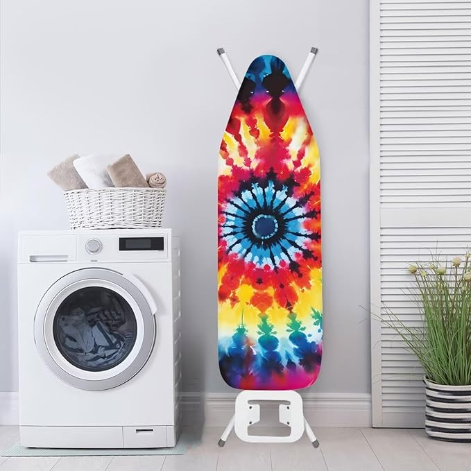 Rainbow Tie Dye Ironing Board Cover Durable Thick Table Top Ironing Board Cover - Image 3
