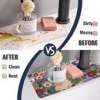 Sinkmat Absorbing Mat, 2 Pack Drying Mat Around Sink Splash Guard Behind Faucet - Image 5